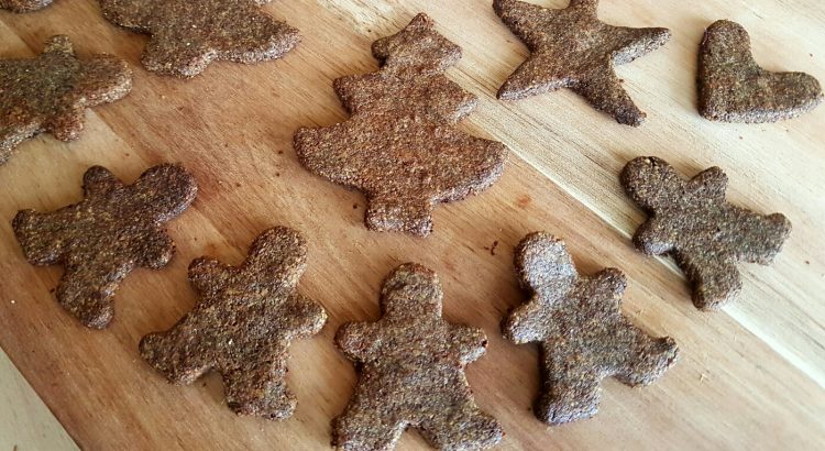 My flaxseed gingerbread men